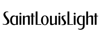 SaintLouisLight Font Image