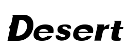 Desert Font Image