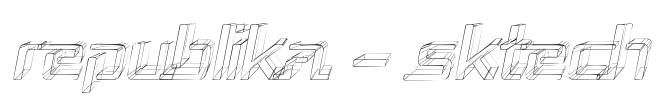 Republika - Sktech Font Image