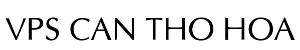 VPS Can Tho Hoa Font Image