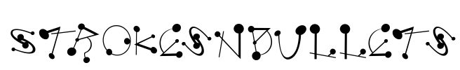 StrokesNBullets Font Image
