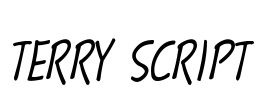 Terry Script Font Image