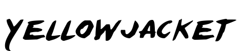 Yellowjacket Font Image