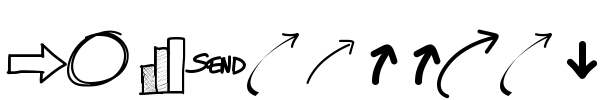 PWNewArrows Font Image