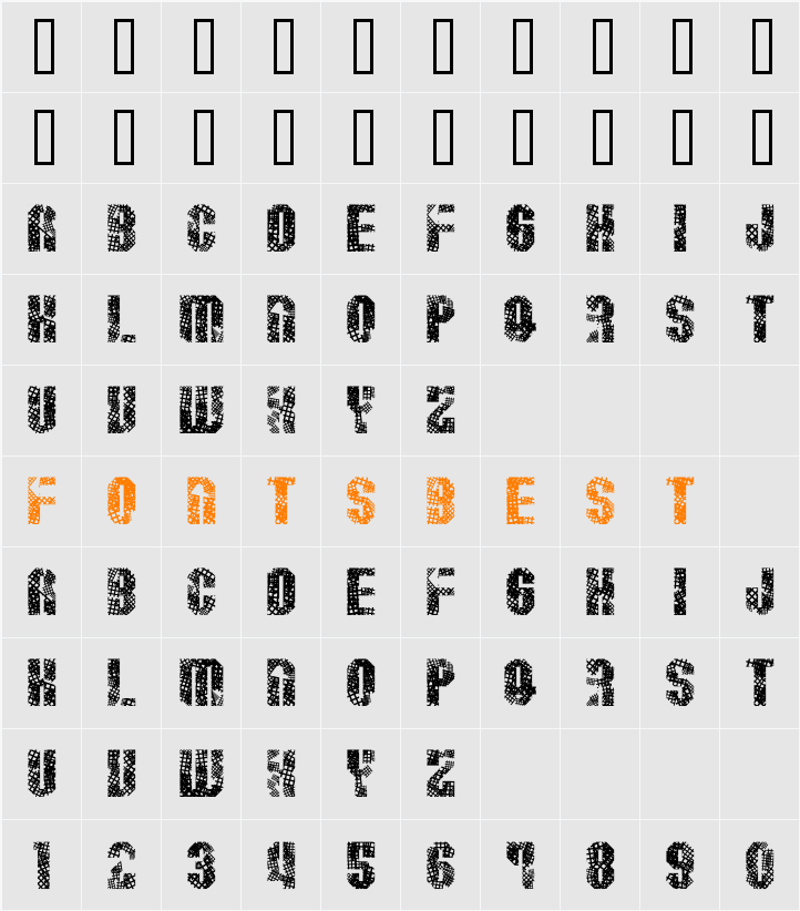 Resistance Character Map