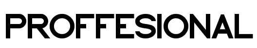 PROFFESIONAL Font Image