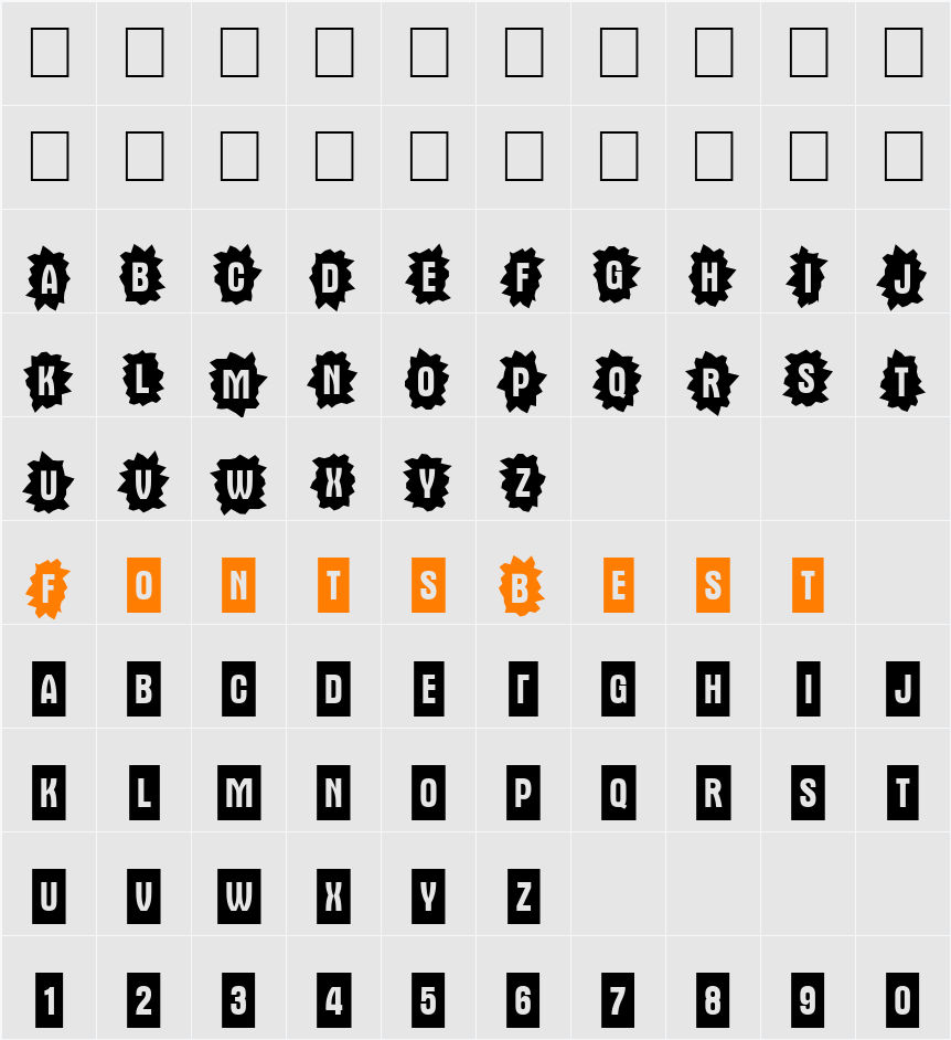 a_AlternaCmDc4Cb Character Map