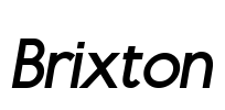 Brixton Font Image