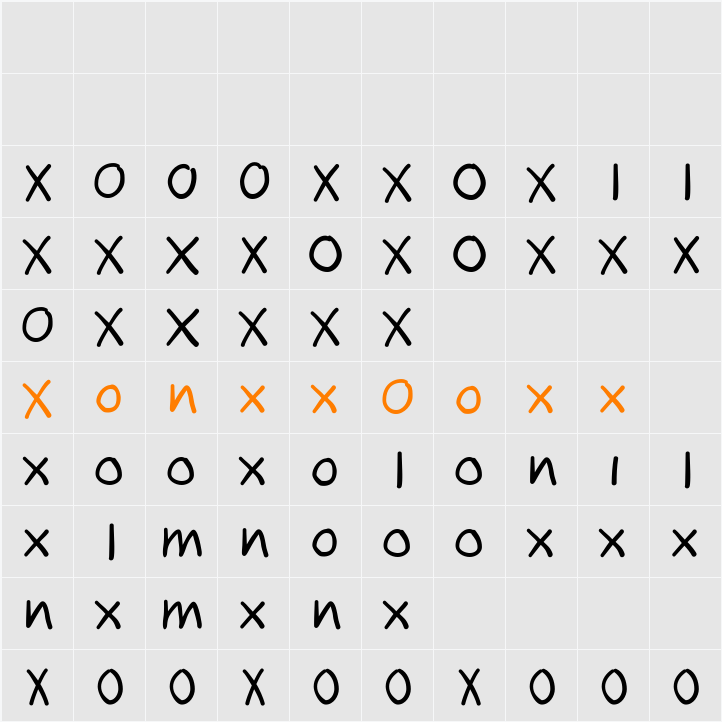 Oxmox Character Map