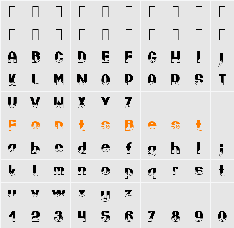 Popblood Becker Character Map