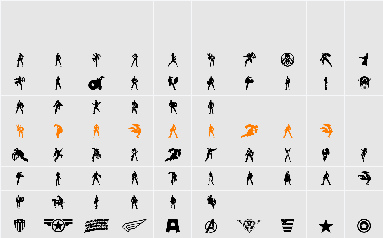 Super Soldier Character Map
