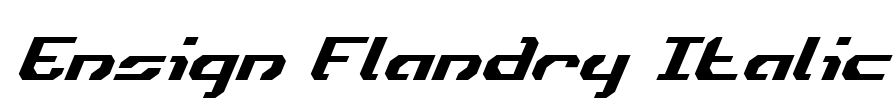 Ensign Flandry Italic