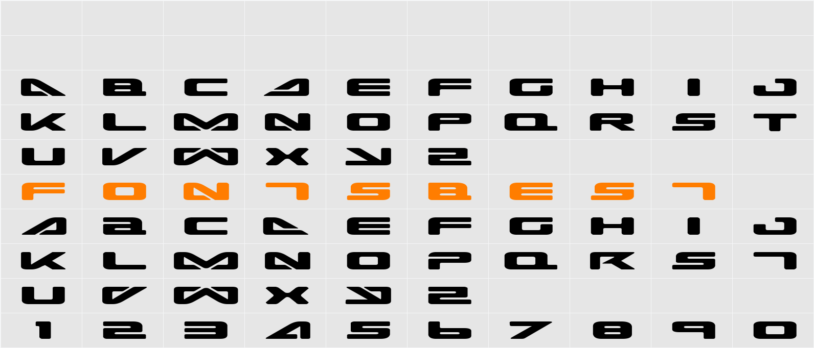 Sea Dog 2001 Expanded Character Map