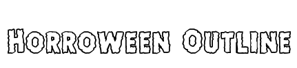 Horroween Outline