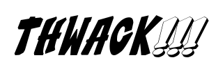 THWACK!!! Font Image
