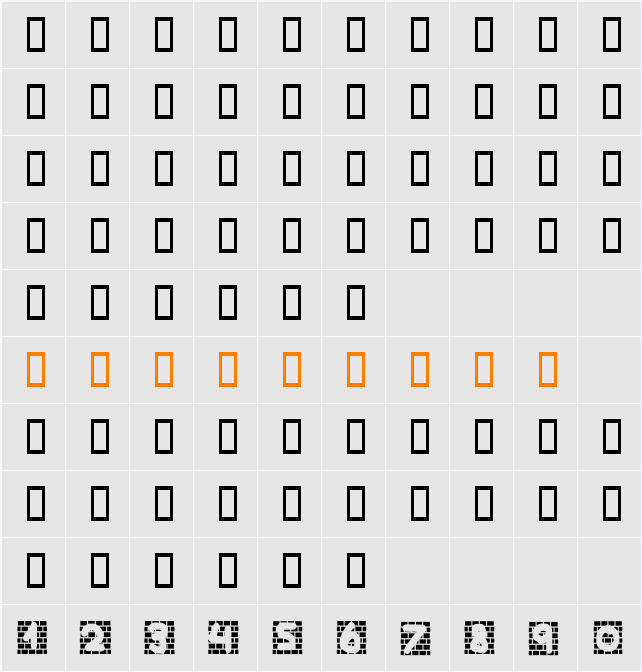 barakgraphity1.3 Character Map