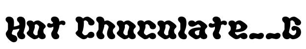 Hot Chocolate__G Font Image