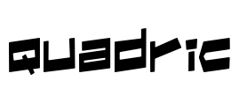 Quadric Font Image