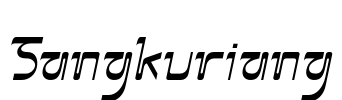 Sangkuriang Font Image