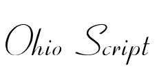 Ohio Script Font Image