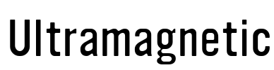 Ultramagnetic Font Image