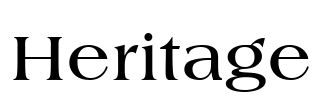 Heritage Font Image
