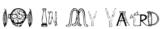 101 In My Yard Font Image