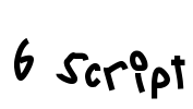 6 Script Font Image