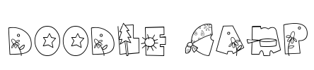 Doodle Camp Font Image