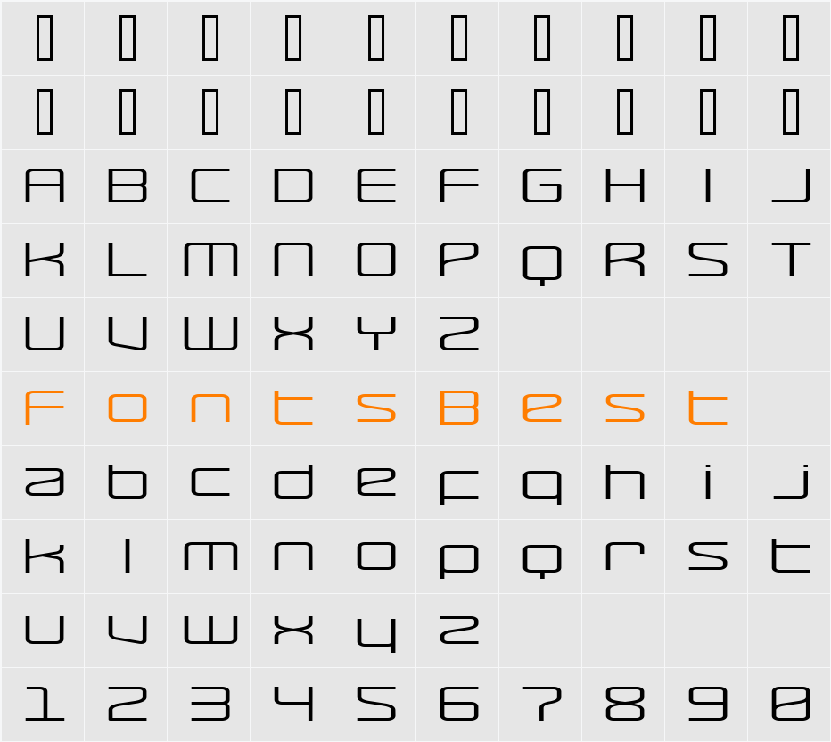 RaveParty Wide Character Map