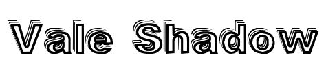 Vale Shadow Font Image