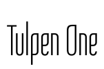 Tulpen One Font Image