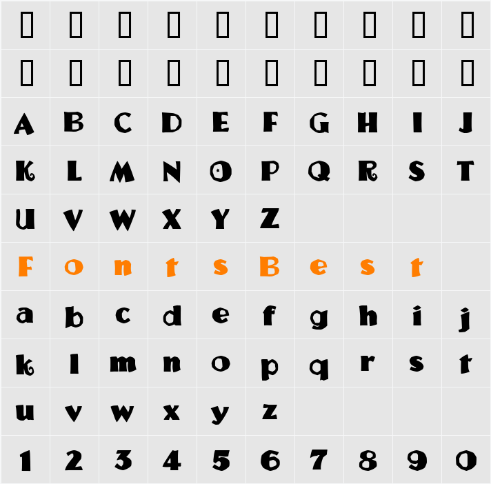 Jeremy Character Map
