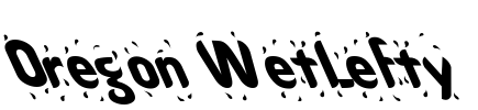 Oregon WetLefty Font Image
