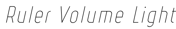 Ruler Volume Light