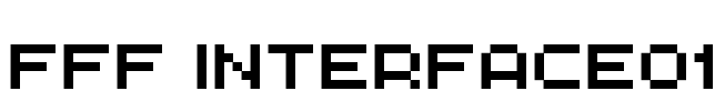 FFF Interface01 Font Image
