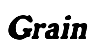 Grain Font Image