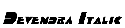 Devendra Italic