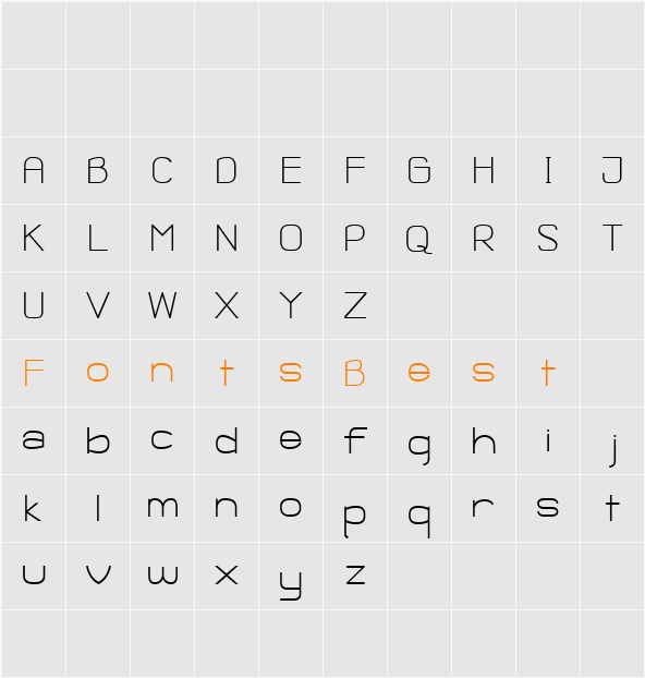 Ganix Apec Character Map