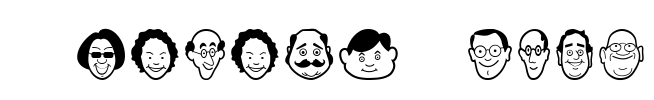 SmilingFaces Font Image