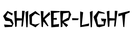 Shicker-Light Font Image