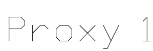 Proxy 1 Font Image