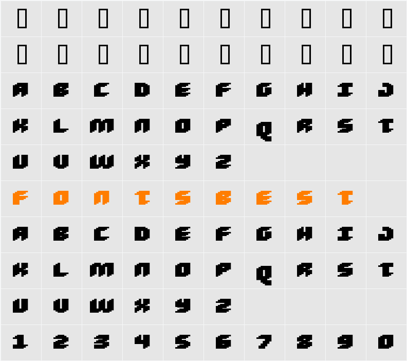 Loud noise Black Character Map