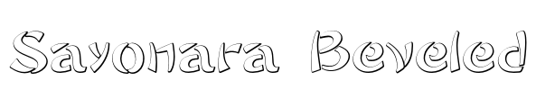 Sayonara Beveled
