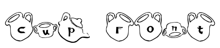 cup Font Font Image