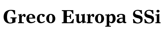 Greco Europa SSi