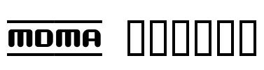 MDMA (beta) Font Image