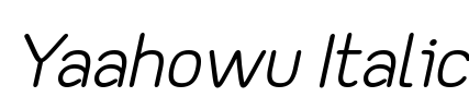 Yaahowu Italic