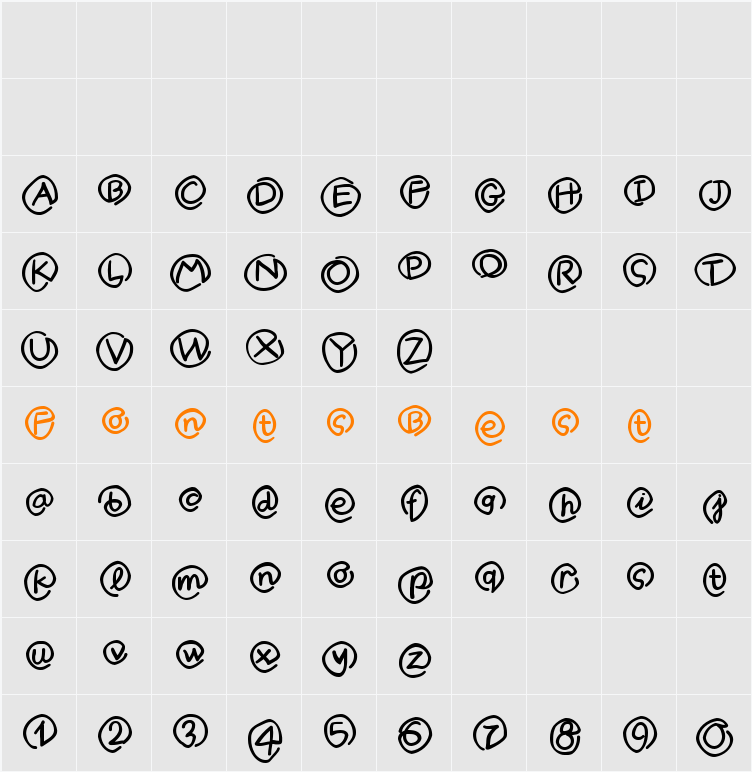 MKlammerAffen Character Map