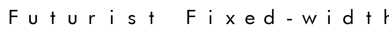 Futurist Fixed-width